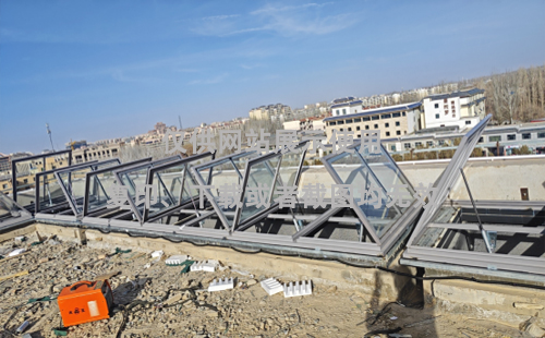 敦煌博物馆称多排烟天窗